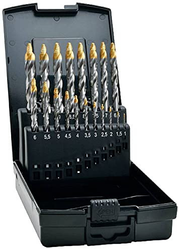 Exact HSS Spiralbohrer Set TIN-TIP DIN 338 74561