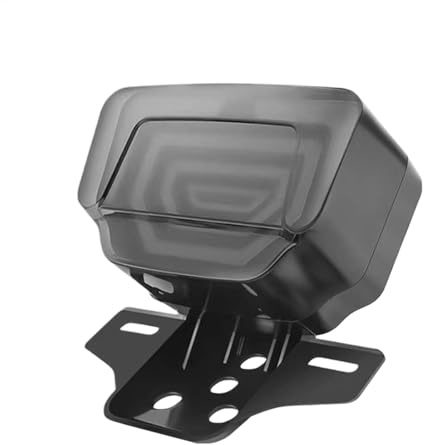 Motorrad-Blinker, Rücklicht, Blinker, wasserdicht, Blinker, 12 V, Blinker, hohe Helligkeit, mit Streaming-Effekt für Warnung hinten
