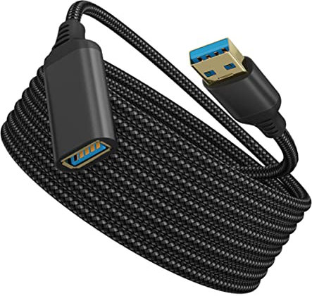OSALADI Usb Braided Male to Female Data Cable for Camera Extension High-speed Transmission Data Transfer Cable for Computer