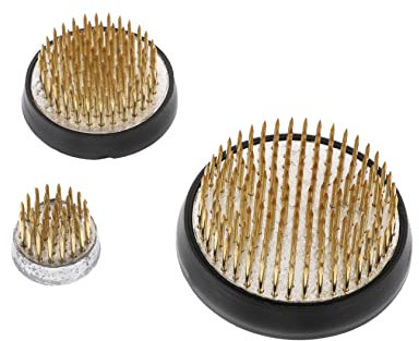 NUOBESTY 2 Ensembles Composition Aiguille en Cuivre Fournitures Verdure Pot Support pour Plantes D'intérieur Planteur Outil De Jardinage Piédestal De Jardinage 3 Pièces * 2