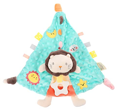 Toyvian Beruhigungstuch Löwe Dreieckstuch Kuscheltuch Baumwolle Frei Spielzeug Zum Beruhigen Einschlafen Kinderwagenbett