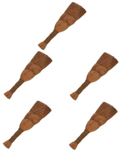 UPKOCH 5pcs Indoor Bonsai Tree Plant Cleaning Brush Palm Multi-function Garden Brush for Home and Garden