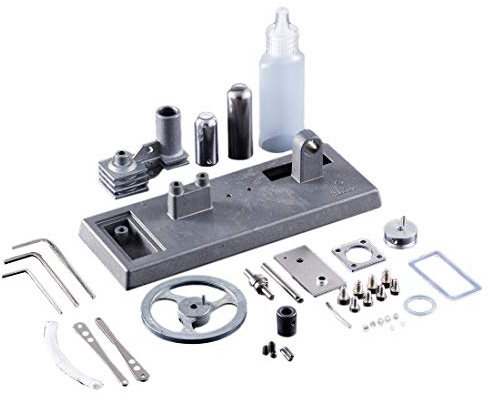 ENGINEMECH Stirlingmotor Bausatz Metall Dampfmaschine Modell DIY Funktionierendes Stirling Motor Geschenk Für Erwachsene Ab 16 Jahren