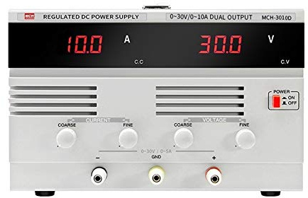 Fuente de alimentación lineal regulada por CC Mantenimiento de prueba de envejecimiento ajustable 30V 10A 3010D Para laboratorios y escuelas(220V)