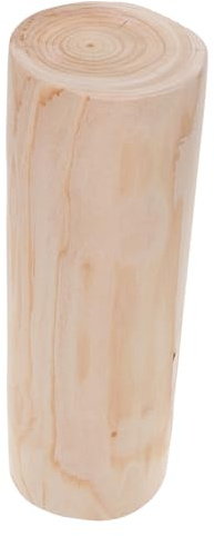 UPKOCH Souche D'arbre Artificielle Facile à Installer en Bois Beige Ronde Support pour Bougie Chauffe-plat pour Décoration Rustique pour Mariage et Bordures de Massifs
