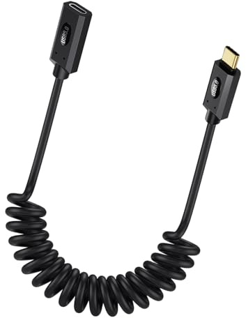 BABIBAOBEI Cable de extensión USB 5 tipo C de 80 Gbps, transferencia de datos, doble 8 K, triple pantalla de 16 K144 Hz, carga de 240 W para portátiles, monitores, creadores de contenido, cable de