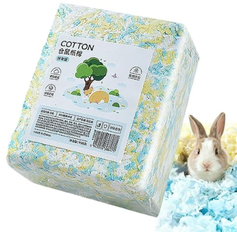 Litière Pour Lapins - 21 X 12 X 26 Cm - Pulpe De Bois, Papier, Coton - Granulés Litière Pour Lapins | Litière Absorbante Et Absorbant Les Petits Animaux Comme C
