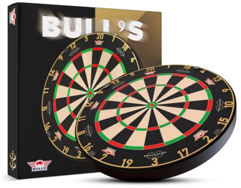 Bull's Advantage 8 Profi Sisal Dartscheibe selbstheilendes Sisal, 45 cm