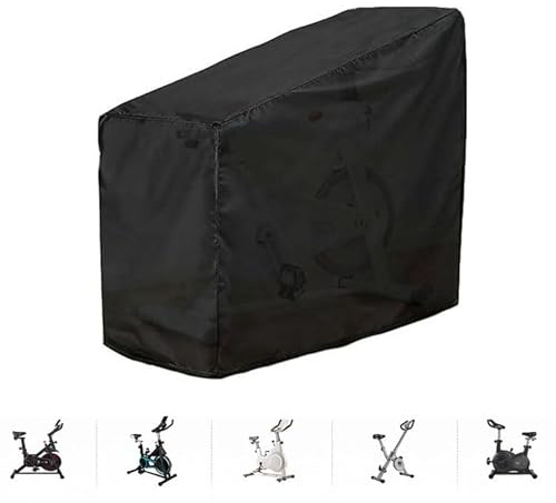 Exercise Bike Cover for JLL IC400 Elite 2020-2024 2025 2026+, for Stationary and Spin Bikes 210D Oxford Water-Resistant Indoor Cycling Cover with Drawstring Closure