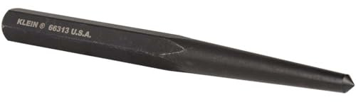 Klein Tools 66313 1/2-Inch Center Punch, 6-Inch Length, Made in USA