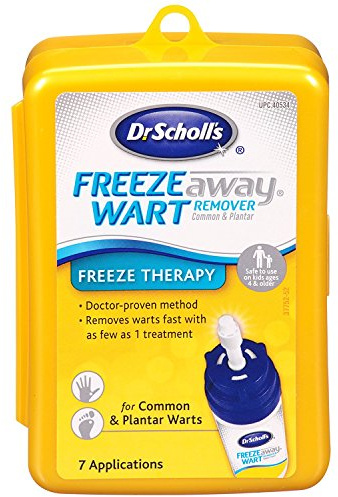 Dr. Scholl's Freeze Away Wart Remover, 7 Treatments (Yellow Box)