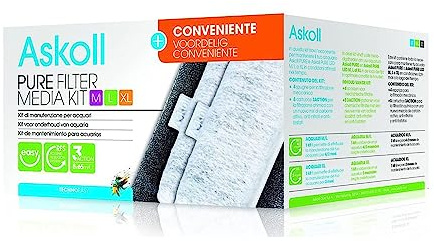 Askoll Pure Filter Media Kit M, L, XL e convenienti 3Action Cartridges by Askoll