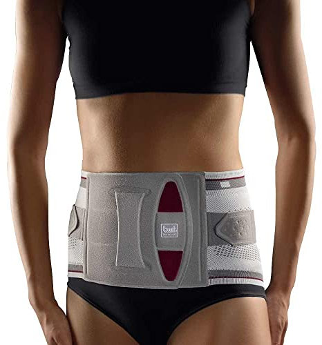 Bort Stabilo Lady Rückenbandage Rücken Orthese Lendenwirbel Stütze, silber, Gr. 4
