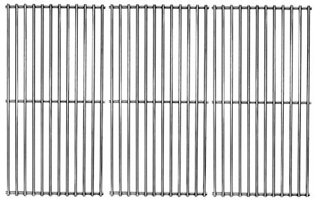 Votenli S6175C (3er-Pack) 48,5 cm Edelstahl Grillroste für Brinkmann 810-1750-S, 810-1751-S, 810-3551-0