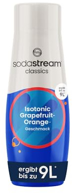SodaStream Sirup Isotonic, 1x Flasche ergibt 9 Liter Fertiggetränk, Sekundenschnell zubereitet und immer frisch, 440 ml