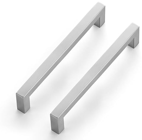 15 Stück Schrankgriffe 160mm Möbelgriffe Silber Griffe für Küchenschränke