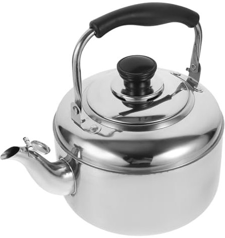 LIFKOME Bouilloire Inoxydable Sifflante pour Cuisinière Bouilloire à Eau avec Poignée Anti-scalding pour Thé et Café Compatible avec Types de Feux
