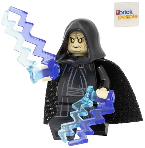 LEGO Star Wars: Emperor Palpatine Minifigur mit Machtblitzen (Figur 4,3 cm groß)