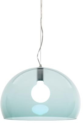 Kartell Fl/Y, Lámpara colgante, Petróleo, ø 52 cm