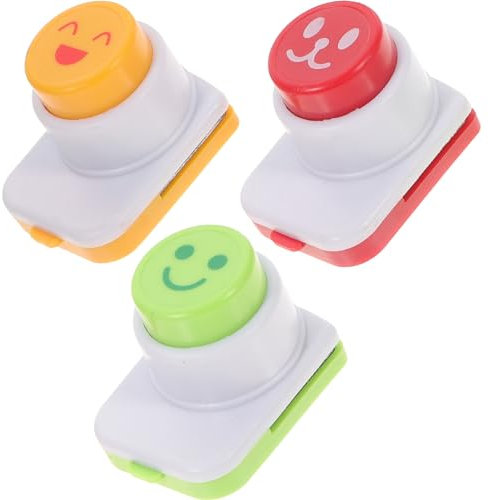 ABOOFAN 3pcs Smile-Gesicht-Seetang-Nori-Schneideformer, Seetang-Nori-Stanzer, Diy-Sushi-Werkzeug, Bento-Box-Dekoration