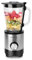 EMERIO BL-130988 Blender con contenedor de cristal de 1,5 litros, función Crush Ice, 2 velocidades + función Pulse, 4 cuchillas de acero inoxidable, 2 interruptores de seguridad en la jarra