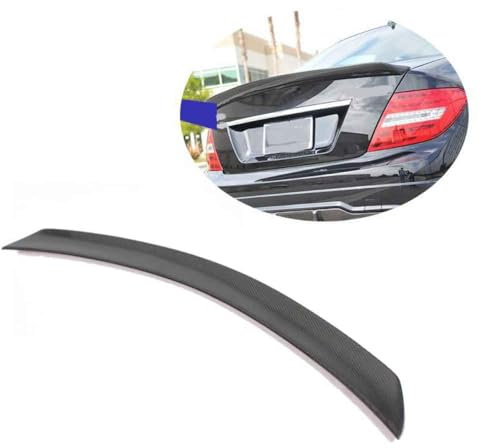 MadongJ Auto Spoilerflügel Heckspoiler für Benz C Class W204 4 Door 2012, Kratzfeste Kofferraum Heckspoiler Flügel Lippe Dachspoiler Heckflügel