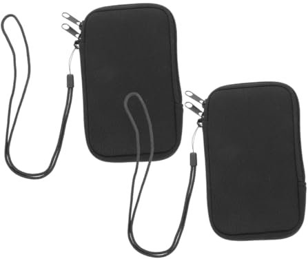 Angoily 2stücke Neopren-Handytasche Für Damen Mit Trageband Handyhülle Zum Laufen Reise-handyschutz Strand-Handytasche Praktischer Handyhalter Zum Aufbewahren