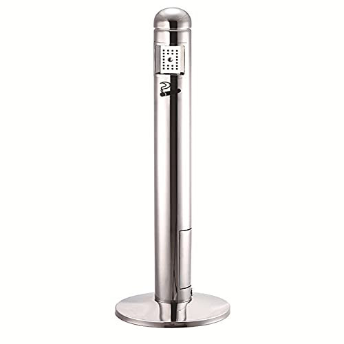 Wand-Aschenbecher. Standaschenbecher for den Außenbereich, Bodenaschenbecher mit vertikaler Rußsäule aus Edelstahl for Restaurant, Büro, Gebäude