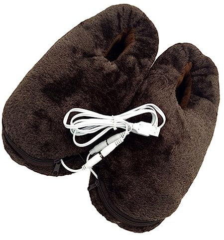 SAFIGLE Elektrische Fußwärmer Haushaltsfußwärmer Wiederverwendbarer Fußwärmer Fußschutz Für Kalte Winter Tage Komfortable Heizschuhe Mit Usb-anschluss