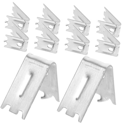 STOBOK 10pcs Freezer Shelves Shelf Clips for Fridge Clips Heavy-duty Use Commercial Refrigerator Partition Clamp Support for Cooler