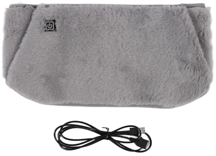 Electric Heating Pad Wrap, with Hand Pockets Electric Heated Waist Belt USB Adjustable Temperature Hand Warmer Wrap Around Heating Pad for Pain Relief Muscle Tension Heated Neck Warmer