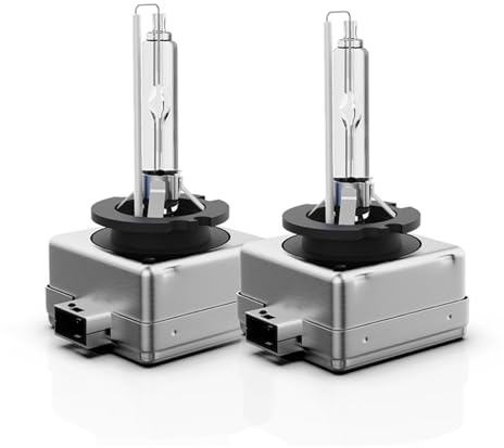 WXHHSM HID Xenon Headlights Automotive 2for Pcs for Xenon D1S Auto Lights Car Bulb 12V 35W Headlights 6000K White Hight Low Beam Bulbs For S80 20072016