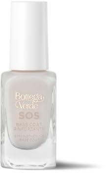 Bottega Verde - SOS, Base coat rinforzante, 9 ml, unghie rinforzate e resistenti, tonalizzante, unghie danneggiate