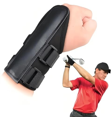 XFSRG Golf Handgelenkstütze Handgelenkbandage mit Schiene Haltungskorrektur & Schwungtraining Handgelenk Trainer für Anfänger & Senior Golfer