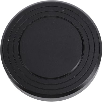 Dpofirs Couvercle de Protection D'objectif D'appareil Photo pour GR2 GR3 GR3X, Diamètre Intérieur de 55 Mm, Capuchon D'objectif en Alliage D'aluminium Noir avec Intérieur Doux, Idéal pour la