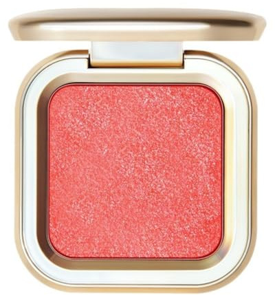 KARLOR Peach Blush Palette schimmernd Blush Puder Pfirsch Rouge mit Schimmer Glitzer Peach Pink Rose Blush Powder Makeup Blushers for Cheeks seidig Rouge Highlighter Palette(Glitzer 04#)