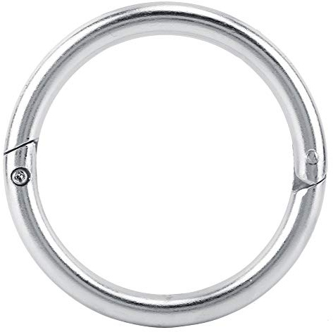 Masyrt Nasenring für Rinder, Bullennasenringe aus Edelstahl, Nasenringe für Bullen und Kühe, Automatisch Verriegelndes, Langlebiges Haltungszubehör für Viehhaltung und Tierpflege (Groß 35,83 x