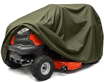 DAHJSD Copertura Tosaerba per Cub Cadet XT3 SLT50 2015-2025, Copri Trattorino Tagliaerba in Poliestere Resistente, Copertura Trattore Giardino Antipolvere Antipioggia, XXL (96.46×19.69×55.12 in)