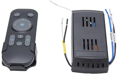 GLOGLOW Kit Telecomando Universale per Ventilatore da Soffitto con WiFi Alexa Assistente App Smart Life Dimmer Timer Luce a 3 velocità per Harbour Breeze Bay