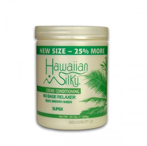 Hawaiian Silky no base relaxer, super, Beige, 20 Ounce