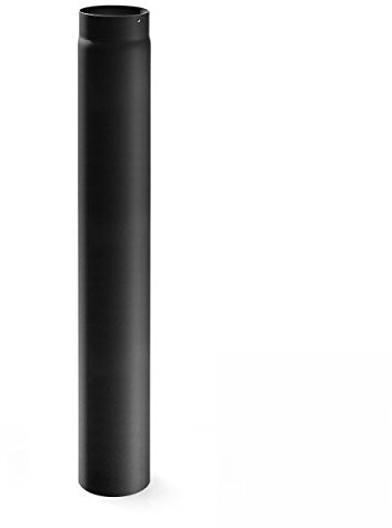 Raik SH002–130 de fumée SW de tube/tuyau de poêle Noir 130 mm – 1000 mm