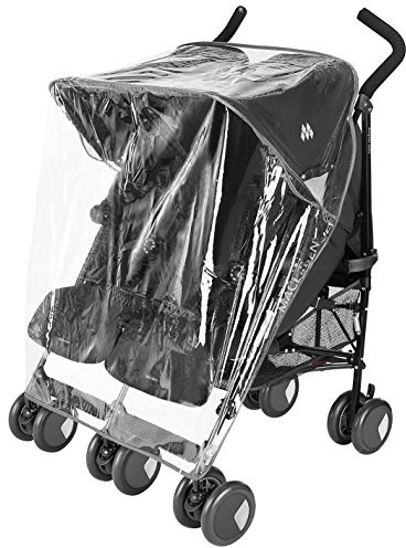 For-Your-Little-One Regenschutz kompatibel mit Mamas and Papas Kato Twin Doppel-Kinderwagen (213)