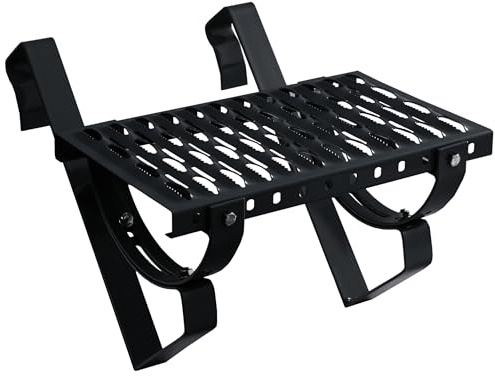 Parotec Dachtritt 120 cm Steigtritt für Dachziegel RAL 7016 Anthrazit | für Schornsteinfeger Komplett Steigtritt für Dachpfanne zum Einhängen Laufrost inkl. Montagematerial, 10 Farben
