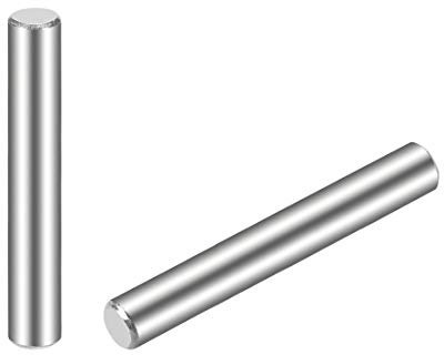 sourcing map 25 Stück Zylinderstifte 4 x 35mm (ca. 5/32) Dübelstift 304 Edelstahl Holz Etagenbett Dübelstifte Regal Heringe Stützregale