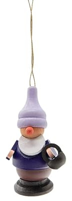 Rudolphs Schatzkiste Baumbehang Zwerg mit Korb BxHxT 3x6x3cm NEU Christbaum Christbaumschmuck Weihnachten Baumschmuck Holzschmuck Holz Seiffen Erzgebirge Strauchbehang Dekoration