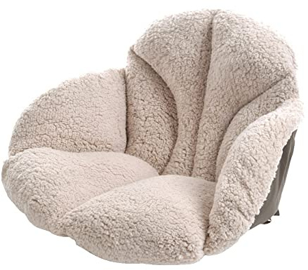Pomurom Back Support Cushion for Chair, Soft Cozy Seat Cushion Pad Mat, Chair Cushion for Armchair, Comfort Cushion for Chair, Warm Plush Seat Cushion Lazy Back Cushion for Armchair Car Home Office