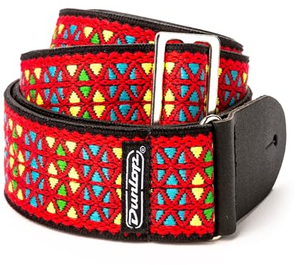 DUNLOP - JH15 - Hendrix Pop Festival Gitarrengurt, rot.