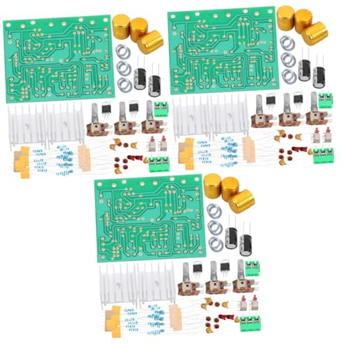 ULTECHNOVO 3 Sets Amplifier Board Stereo Audio Power Amplifier Amp Board for Audio System DIY Speakers Amp Module