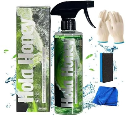 Hola Honey - Rimozione ruggine resistente, multifunzione, rapida rimozione della ruggine, spray detergente acido per rimuovere la ruggine, per metallo, spray antiruggine per metallo, trattamento