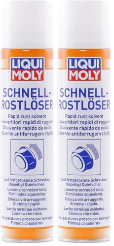 LIQUI MOLY Disolvente rápido de óxido | 300 ml | Protección de corrosión | Eliminación de óxido | 1612 (Paquete de 2)